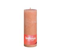 bolsius Stumpenkerze Rustiko Shine 19x7cm nebliges rosa