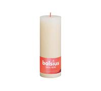 bolsius Stumpenkerze Rustiko Shine 19x7cm weiche Perle