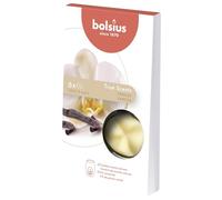 Bolsius True Scents - 6 Wax Melts - Gaufres de cire parfumées - Parfum vanille - Couleur crème - Longue durée de vie de 15 heures - Extrait naturel