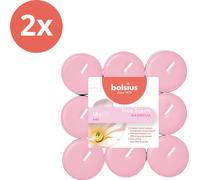 Bolsius - True Scents - Bougie à réchaud parfumée - 18 pièces par paquet - Magnolia - Pack avantage - 36 pièces - 2 emballage