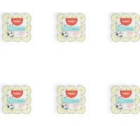 Bolsius - True Scents - Bougies à réchaud parfumées - 18 pièces par paquet - Coton frais - Pack avantage - 108 pièces - 6 Emballage