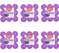 Bolsius - True Scents - Bougies à réchaud parfumées - 18 pièces par paquet - Lavande - Pack avantage - 108 pièces - 6 Emballage