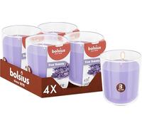Bolsius - True Scents - Lavendel - Violett - Set mit 4 Duftkerzen - 9,7 x 8,5 cm - Brenndauer: 45 Stunden - Mit natürlichen Extrakten - Natürliches Pflanzenwachs - Ohne Palmöl