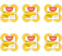 Bolsius - True Scents - Maxi - Bougies à réchaud parfumées - 8 pièces par paquet - Tasse claire - Mimosa - Pack avantage - 48 pièces - 6 Emballage