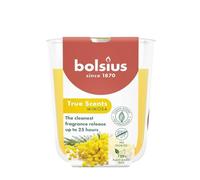 Bolsius True Scents Mimosa Bougie parfumée dans un verre jaune Petit format