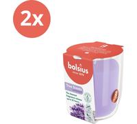 Bolsius - True Scents - Pot de senteur - 80/73 - Lavande - Pack avantage - 2 pièces
