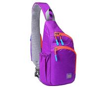 Bolso Bandolera de Lona Informal Sac Banane en Nylon à la Mode avec Fermeture à glissière avec Poche latérale pour Les Sports de Plein air (C, One Size)