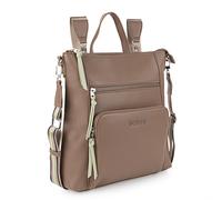 Bolso Mochila Mujer Casual - Bolsos Mochila Para Mujer. Mochila Bolso Mujer De Marca Lois. Mochila Casual Mujer -Mochilas Pequeñas Mujer. Mochilas Mujer Moda 316299 Marron