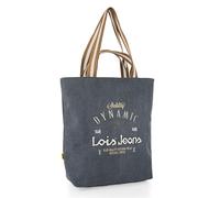 Bolso Mujer - Bolsos Mujer De Marca LOIS - Bolso Mujer Mediano. Bolso Shopper Mujer. Bolsos De Mujer De Lona - Bolso Tote Mujer 601703 Bleu