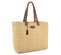 Bolso Mujer - Bolsos Mujer De Marca LOIS - Bolso Mujer Mediano. Bolso Shopper Mujer. Bolsos De Mujer De Poliéster - Bolso Tote Mujer 601381 Beige
