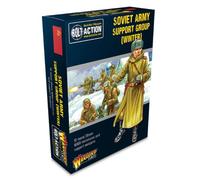 Bolt Action Soviet Army Support Group Winter Figures 1:56 WWII Military Wargaming Plastic Model Kit 402214005