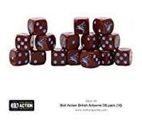 Warlord Games – Dés D6 Bolt Action British Airborne – Lot de 16