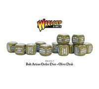Bolt Action Wwii Military Wargaming Olive Drab Dice Pack Of 12