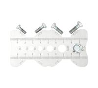 Bolt Gauge Card - Stainless Steel Pitch Ruler, Portable Bolt Sizing Tools for Precise Measurement, Mechanics Engineers Handmade Projects, Garage Workshop Equipment