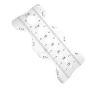 Bolt Measuring Tool - Stainless Steel Pitch Ruler for Accurate Sizing | Portable Bolt Gauge for Engineers DIY Projects Home Repair Garage Workshop and Technical Use, 10x5cm