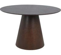 Bolton table de salle à manger Ø120cm noyer.