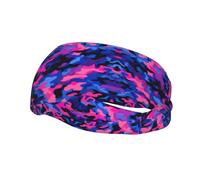 BoltPack Bandeau de sport pour homme et femme avec imprimé camouflage violet - Pour fitness, course à pied, cyclisme, yoga, football