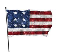 BoltPack Drapeau de jardin imprimé drapeau des États-Unis avec œillets 90 x 150 cm pour les saisons extérieures, décorations de vacances, fournitures de fête