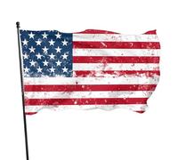 BoltPack Drapeau de jardin imprimé drapeau des États-Unis avec œillets 90 x 150 cm pour les saisons extérieures, décorations de vacances, fournitures de fête