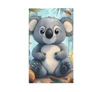 BoltPack Joli drapeau de jardin imprimé koala 90 x 150 cm, drapeau de vacances avec œillets pour décorations extérieures, fournitures de fête