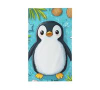 BoltPack Joli drapeau de jardin imprimé pingouin 90 x 150 cm Drapeau de vacances avec œillets pour décorations extérieures Fournitures de fête