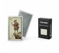 Boltquan Lot de 100 pochettes mates pour cartes de tarot - Avant transparent et dos anti-reflets, pour cartes de tarot standard de 70 x 120 mm - Pochettes de protection durables pour la lecture, le