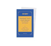 Boltquan Pochettes de protection de qualité supérieure pour cartes de tarot standard, finition transparente durable et antireflet, compatible avec la plupart des cartes de tarot 72 x 122 mm