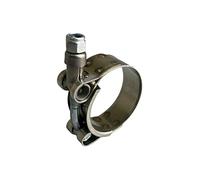 Boltza W2 Collier de serrage en acier inoxydable avec boulon en T pour machines industrielles et clips d’échappement x1 (49-57 mm / 1,93-2,24")