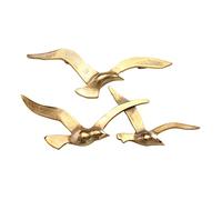 Boltze Objet mural en métal Birdy 1011623 – Motif marin doré pour couloir, salon, salle à manger