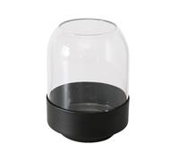 BOLTZE 2048112 Malena Vase Rond Fait à la Main en Verre/métal Mat Mat Hauteur 12,5 cm Diamètre 9 cm Fabriqué à la Main Imperméable Design Minimaliste