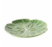 BOLTZE-Assiette en dolomite verte Cabbage - diamètre 20,5 cm