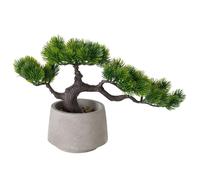 BOLTZE-Bonsaï artificiel en pot gris - H 21 cm