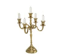 Boltze Bougeoir Victoria (Argent, bougeoir en métal, décoration Table à Manger, Commode, Design élégant, sans Bougies) 6697800