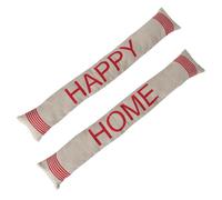 BOLTZE-Coussin de porte Kaista coloris blanc - 90 cm