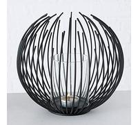 Boltze Cylon Photophore Noir 20 cm