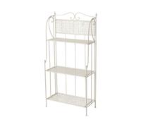 BOLTZE-Étagère en fer blanc 4 tablettes Marisa - 59,6 x 29,2 x 120 cm