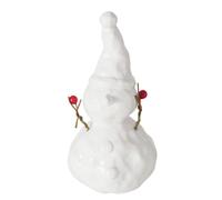 BOLTZE-Figurine blanche bonhomme de neige Olaf - 11,5 x 11,5 x 20 cm