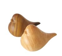 BOLTZE-Figurine décorative oiseau Wilhelmy coloris marron en dolomite - 16 x 9 x 10 cm