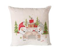 Boltze Home Coussin décoratif de Noël Carrie, 45 x 45 cm