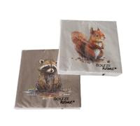 BOLTZE-Lot de 20 serviettes Daxi coloris beige en papier - 17 x 17 x 3 cm