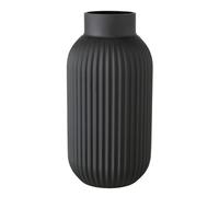 Boltze Vase Nordika noir mat 30 cm 1 pièce