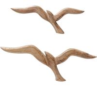 Boltze Objet mural Seagull Décoration murale en bois, oiseaux, motif maritime