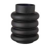 BOLTZE Ribbo 2033621 Vase Rond en Verre Mat imperméable Fait Main Design Minimaliste Hauteur 20 cm Diamètre 15 cm