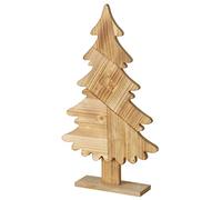 Boltze Support décoratif Darjan I H 50 cm I Sapin décoratif en bois I Arbre de Noël I Décoration de Noël I Salon Table à manger I Décoration de l'Avent à poser I Christmas X-Mas