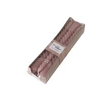 Boltze Twisto 2022301 Lot de 6 Bougies Rose Clair 20 cm