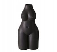 BOLTZE Vase décoratif "Aurice" en porcelaine en noir, vase Vase de fleurs