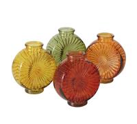 BOLTZE-Vase rond en verre coloré Gebby - 15,2 x 7,2 x 17,3 cm