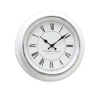 Boltze Yella 3453100 Horloge analogique avec Chiffres Romains Diamètre 40 cm, Blanc.