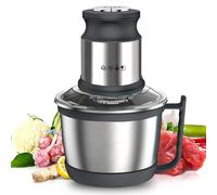 BoluDukNN Hachoir à Viande électrique, Robot Culinaire 800 W 3 L Hacher La Viande, Robot Culinaire Et Mélangeur, Verrouillage De Sécurité, pour Viande/Légumes/Fruits/Oignons Et Noix