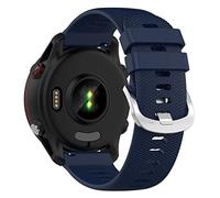 BoLulo Bracelet de Montre 22mm pour Garmin Forerunner 255 Music/255, Venu 2, Vivoactive 4 - Sangle en Silicone avec Fermoir